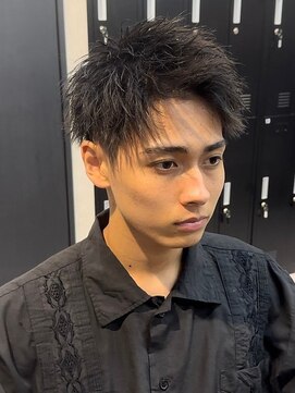 アッドバイケーツー 心斎橋(add by k-two Men's) 黒髪スパイキージェット/スパイキーショート/メンズカット