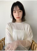 髪質改善透明感カラー韓国レイヤー顔周りカットブリーチ立川