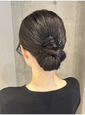 シンプルゆるめアップ