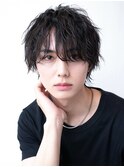 ソフトツーブロック/刈り上げ/センターパート/ツイスト/ビジネス