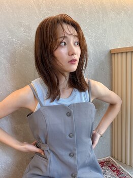 シア 春日部店(SHEER)の写真/【2025年6月21日Renewal Open★】印象を決める顔周りのカットで小顔効果◎朝のスタイリングも簡単に♪