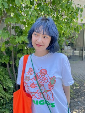 チクロヘアー(Ticro hair) @nkkn15 blue color