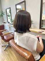 ランプヘアーデザイン(LAMP HAIR DESIGN)&nbsp;【LAMP HAIR DESIGN 堀田】レイヤーボブ/アッシュベージュ