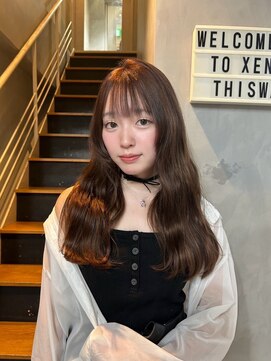 ジーナ(XENA) ナチュラルブラウン くびれヘア