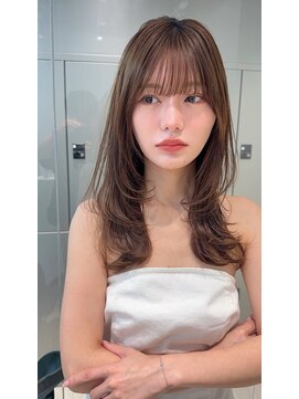 ノイ 銀座(noi) 韓国ヘア/セミロング/レイヤーカット/前髪カット