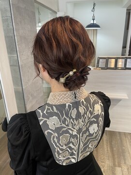 ハイル(KHAIR) アップへア♪/梅田美容室/金城二千夏