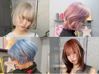 ハスキー(HUSKY)の写真/次世代ケアブリーチ“髪質改善ブリーチ”登場!色落ちまで長く楽しむカラーは【HUSKY】で［京都/ブリーチ］