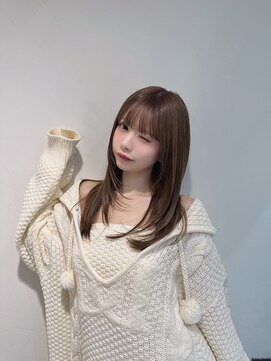 透明感抜群のミディアムレイヤースタイル＾＾