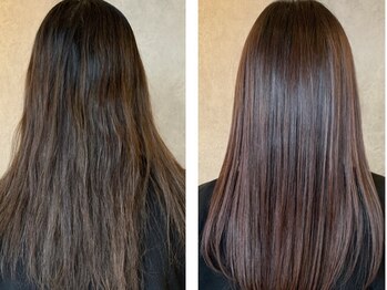 ページボーイ 高松レインボー店(PAGE BOY)の写真/魔法の縮毛矯正【ケアルーガ】が大人気!艶髪専門店だから叶う"自分の髪じゃないみたい"と驚く程の美髪へ。