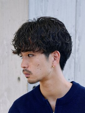 フィフスパーク(fifth PARK) 渋谷緩ふわシャドウパーマルーズパーマメンズマッシュウルフヘア