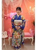 編み込みアップスタイル