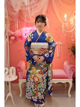 ハナココ 水戸店(hana Coco) 編み込みアップスタイル