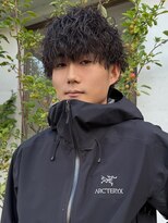 ラパンセブランメンズ 蟹江(LA PENSEE BRUN MEN'S)&nbsp;[LAPENSEE_inagaki] 波巻きパーマ