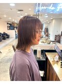 千葉駅/着物ヘア/大人ガーリー/ダークアッシュ/似合わせカット