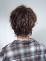 アルファ 新宿(alpha)&nbsp;フェザーパーマ/ブルーブラック/刈り上げセンターパート[新宿]