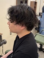 ピコット(P cott)&nbsp;縦落ちシャドウパーマ縦落ちツイスパ波巻きパーマ渋谷美容室
