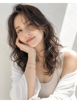 アッシュ 学芸大学店(Ash)&nbsp;ロング/レイヤー/おとな女性/アッシュグレイ/脱白髪染め