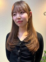 ソンノ(sonno)&nbsp;レイヤーカット 顔回りカット 髪質改善 ストレート 艶髪 20代