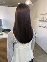 クララジャパン ナベシマ(CLALA JAPAN Nabeshima) 髪質改善カラー 艶髪 縮毛矯正 質感ストレート ミディアム