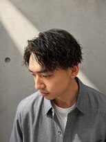 ルプレミエール(Le Premier) 緩め波巻きパーマ/カットを1回するとこれくらいの強さ残ります♪