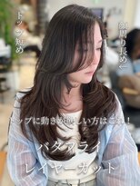 リアン 本厚木(LIAN)&nbsp;レイヤーカットミディアムレイヤーハッシュカット顔周りカット