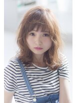 エアー 福岡(AIR)&nbsp;［air-FUKUOKA　竹石］ 伸ばしかけもOK☆外ハネ鎖骨ミディ