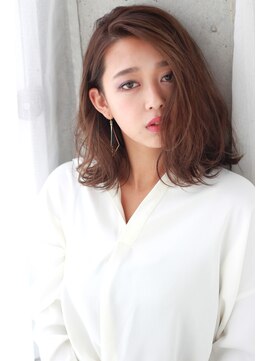 ドアベルヘアリビング(Door Bell hair Living) リラックスロブ×セミウェットカール