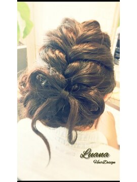 ヘアーデザイン ルアナ(Hair Design Luana) 結婚式お呼ばれUP  ☆リボン編☆