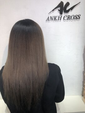 アンク クロス 池袋北口店(ANKHCROSS) 《アンククロスYUKI》アッシュベージュのバレイヤージュ