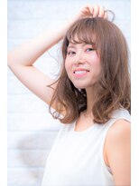 ソア 武蔵小杉(SOAR)&nbsp;毛先パーマネオウルフ小顔外ハネボブアッシュブラウン