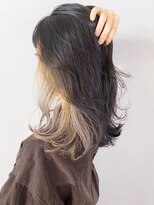 アイティーバイアルバム 藤沢店(IT by ALBUM)&nbsp;インナーカラーベージュ_ミニウルフテラコッタ_ba316631