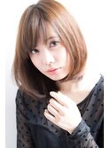 ミディアムレイヤーボブ　ミニマムボブ　Lino