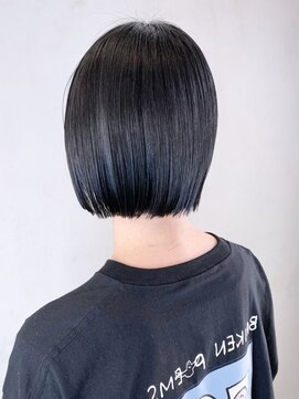 アルバム 池袋(ALBUM) プツンとボブ_くびれヘアビタミンカラーメルティカラー_ba366421