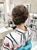 浴衣にピッタリ！サイドシニヨン