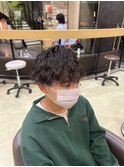 ツイストスパイラル 刈り上げ メンズマッシュ