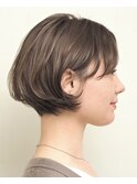 耳かけできるショートボブ