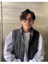 ハイプ(HYPE)&nbsp;【HYPE】大人センターパート/黒髪/ビジネスカジュアル/90's