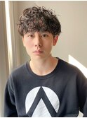波巻きスパイラル×ツイストフェザーパーマ MEN’S HAIR