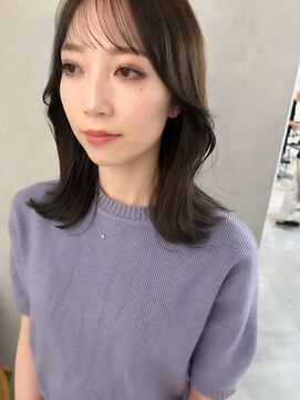 フォト 新宿(foto) 韓国風くびれヘア2wayバングスタイル