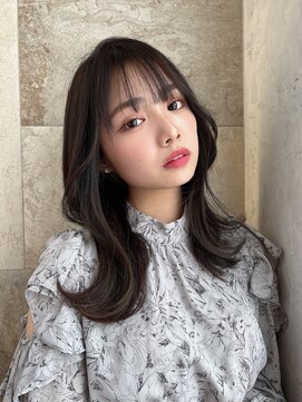 ロンド アンブル 四条烏丸(Lond ambre) 黒髪×リバースカールで最新の韓国トレンドを先取り