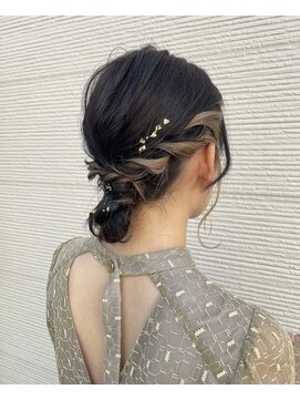 クレオヘア インターナショナル 八丁堀店 お呼ばれヘアアレンジ