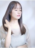 【大人可愛いエアストレート×ロングレイヤー】 20代30代40代