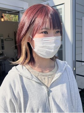 レポ(LEPO) 高発色ピンクとインナーミルクティーベージュ