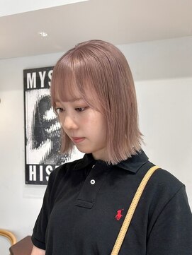 ヲタク(wotaku.) ベージュカラーハイトーンダブルカラーケアブリーチ切りっぱなし