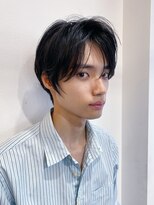 ミント 鳳(Mint.) カルマパーマセンターパート黒髪ノーワックス