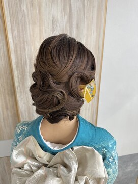 ファースト 祇園本店(first) 【ヘアセットサロンfrst】和装シニヨンアレンジ♪