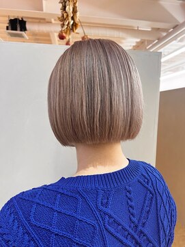 シーバイラヴィズム けやき通り2号店(Sea by LUVISM) ミニボブ × ハイトーンベージュ＊