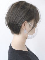 ジェムヘアスタジオ 平塚西口店(Gem Hair Studio)&nbsp;Gem Hair Studio 姉崎　襟足短い丸みショート/@gem_anezaki