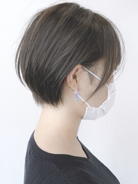 ジェムヘアスタジオ 平塚西口店(Gem Hair Studio) Gem Hair Studio 姉崎 襟足短い丸みショート/@gem_anezaki