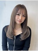 ミルクティーベージュ×レイヤー